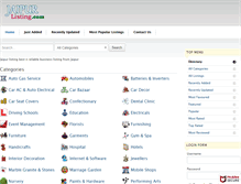 Tablet Screenshot of jaipurlisting.com